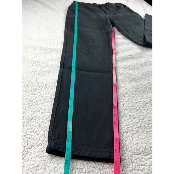 Harley-Davidson High Rise Straight Leg Jeans - Black Denim - size 12R - J - Picture 8 of 10